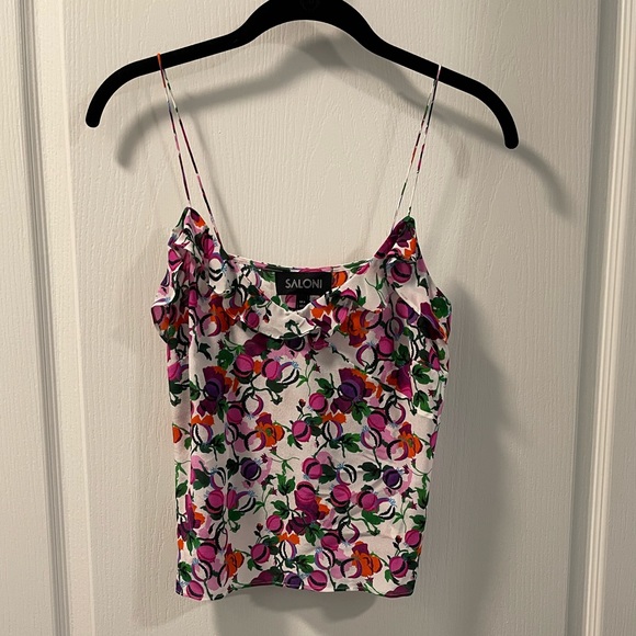 Saloni 100% silk camisole. EUC. Size 0. - Picture 5 of 7